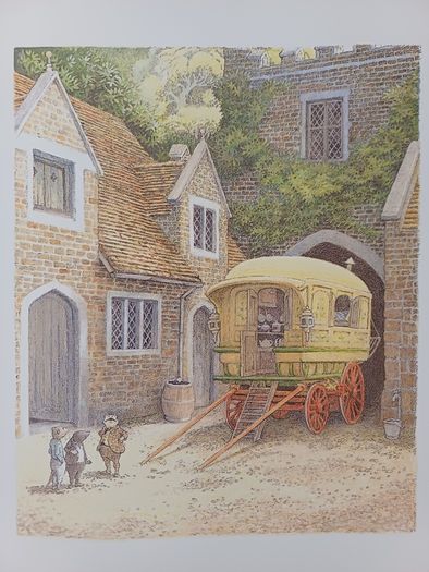 The Wind in the Willows by Kenneth Grahame & Inga Moore (Classic Illustrated Fantasy Paperback)