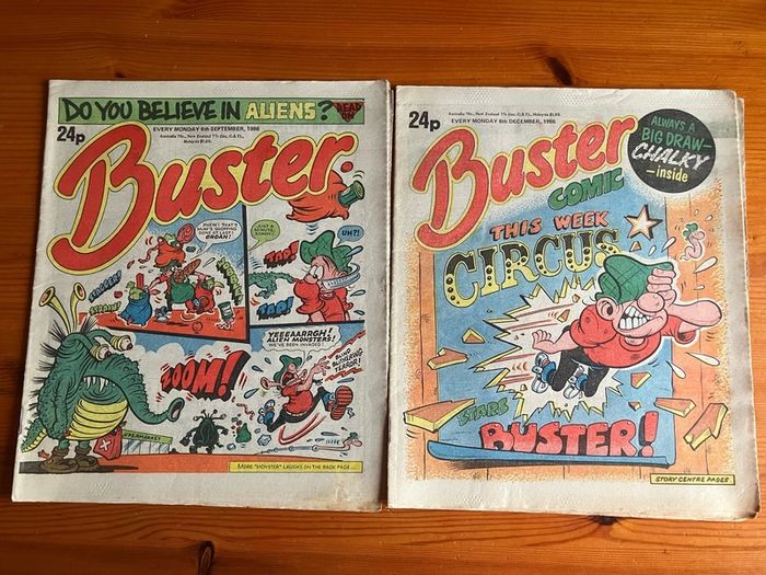Comics: 'Buster' 1986 (8 magazines)