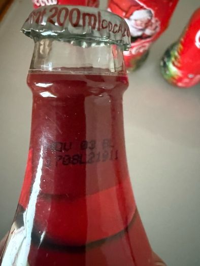 5 Vintage Coca Cola bottles