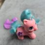 Little Tabby Teeny Ponies MLP G1 My Little Pony with Duck Comb Image 4