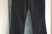 M&amp;S black velvet style bootleg Sz 12 Long - Bnwt Rrp 49