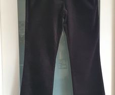 M&S black velvet style bootleg Sz 12 Long - Bnwt Rrp 49
