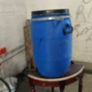 Blue plastic barrells, Image 2