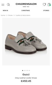 Boys Gucci loafers