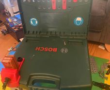 Kids Bosch workbench and cordless tools bundle