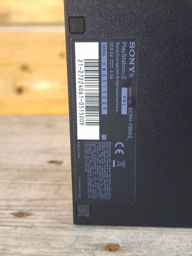playstation 2 slim scph-70003 original box,manuals VGC