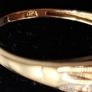 Vintage 9ct yellow gold ring Image 8