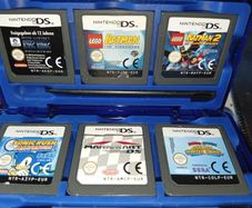 Collection Of Nintendo Ds Games In Mario Case Sonic Mario Lego Batman Etc Cartridges Only