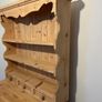 Small Solid Pine Dresser with Shelves Image 4