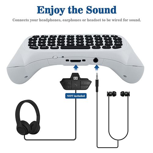 Xbox One Series X Wireless Controller Clip on Messenger Keypad Keyboard ChatPad