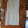 Ladies Cream sleeveless dress Fee G Size 14 Image 5