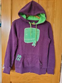 Serious Fresh Purple and Green Hoodie