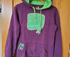 Serious Fresh Purple and Green Hoodie