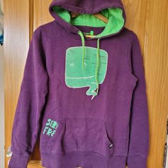 Serious Fresh Purple and Green Hoodie