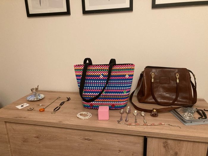 Brand new African design bead bag handmade in Kenya