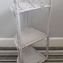 CORNER UNIT - Vintage Bamboo - Rattan - Three Shelf Image 5