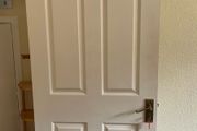 Timber white door