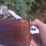 Victorian Burr Walnut Table Inkwell Stand Image 10