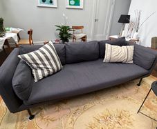 Large Charcoal Grey 3 Seater Sofa, Excellent Condition