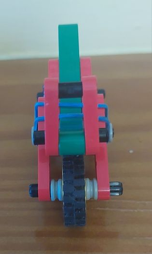 Lego Technic motorbike - set 3054 - from 1998