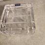 Rare find This is a 24% lead crystal box made in Italy Engraved by Dublin crystal 2000 Ireland Glass Trinket Box. Highly Collectable. Image 6
