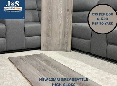 New 12mm High Gloss Flooring