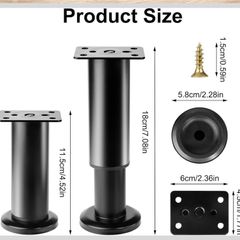 Forniture feet - adjustable