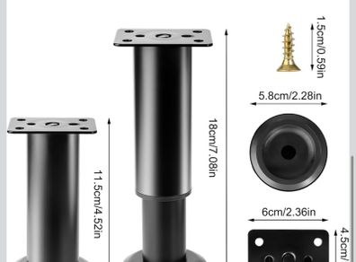 Forniture feet - adjustable