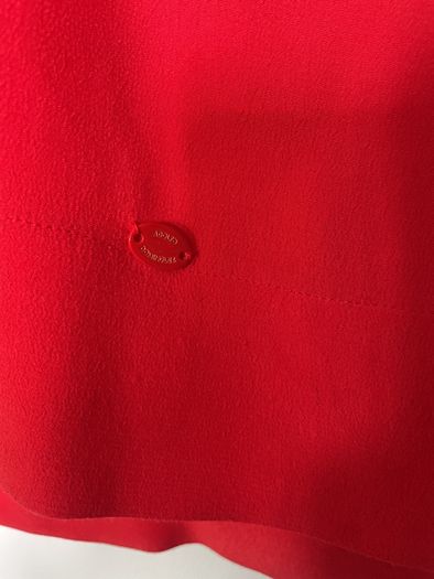 Adolfo Dominguez Red Top Size M Fits 14/16