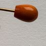 Genuine  Natural Amber Hat Pin  Baltic Amber Stick pin  End Millinery Accessory Image 2