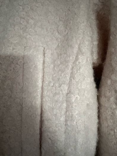 New Topshop tall oversized boucle wool mix double breasted coat