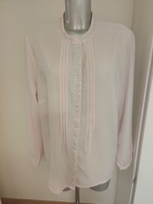 Light pink detailed stunning blouse size UK18 EU46 Perfect condition Postage included