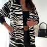 Zebra zipped sweatshirt Image 3