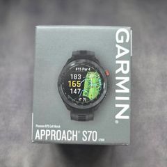 Garmin Approach S70 Golf GPS 47mm Black - Excellent Condition