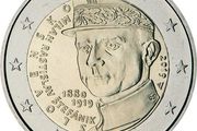 Slovakia 2 Euro Commemorative Coin 2019 - Rastislav Stefanik. UNCIRCULATED.