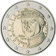 Slovakia 2 Euro Commemorative Coin 2019 - Rastislav Stefanik. UNCIRCULATED.