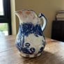 Blue and Willow porcelain jug with coat of arms Image 4