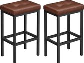 Set of 2 Bar Stools Backless - Free Delivery Nationwide