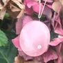 Polished Rose Quartz and Sterling Silver chain set Image 3