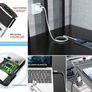 USB 3.0 Male to USB C Female Adapter Charging Data Converter Image 4