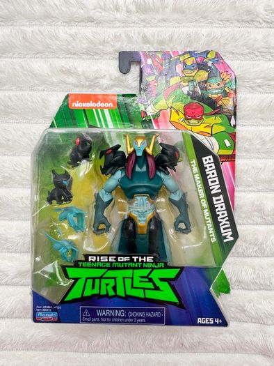 Rise Of The Teenage Mutant Ninja Turtles TMNT Baron Draxum Figure PLease see photos