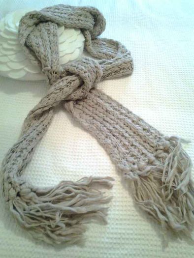 Beige Scarf