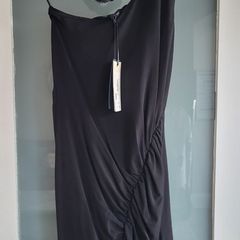 BASTYAN Black One Shoulder Dress Sz 12UK - Bnwt Rrp 195
