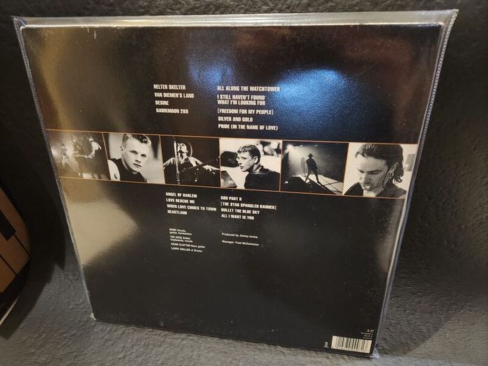 U2 Rattle And Hum Vinyl Record Island Uc27 2xLP