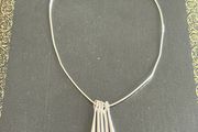 silver necklace