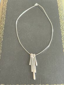 silver necklace