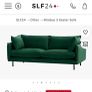 3+2 Seater navy blue Velvet Sofa Suite + footstool Image 8