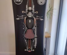 Royal Enfield Classic 350 Motorbike Showroom Poster Stand