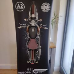 Royal Enfield Classic 350 Motorbike Showroom Poster Stand