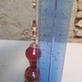 Vintage Cranberry Glass Perfume Bottle Image 2